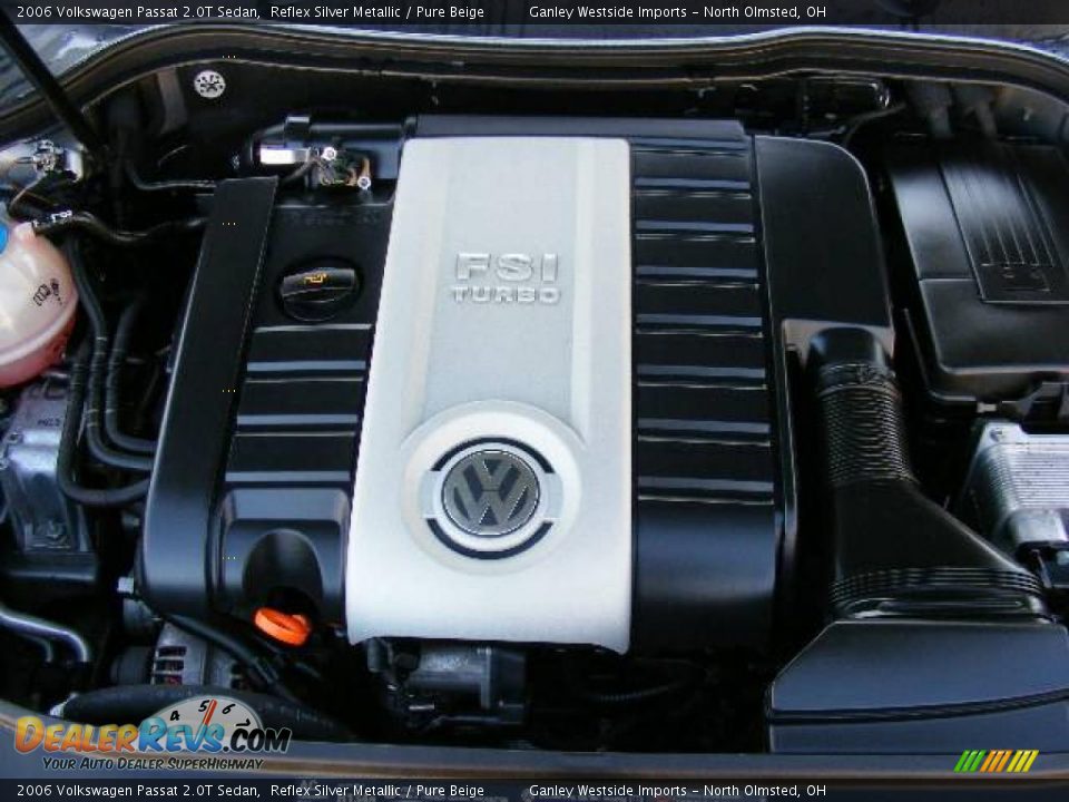 2006 Volkswagen Passat 2.0T Sedan Reflex Silver Metallic / Pure Beige Photo #23