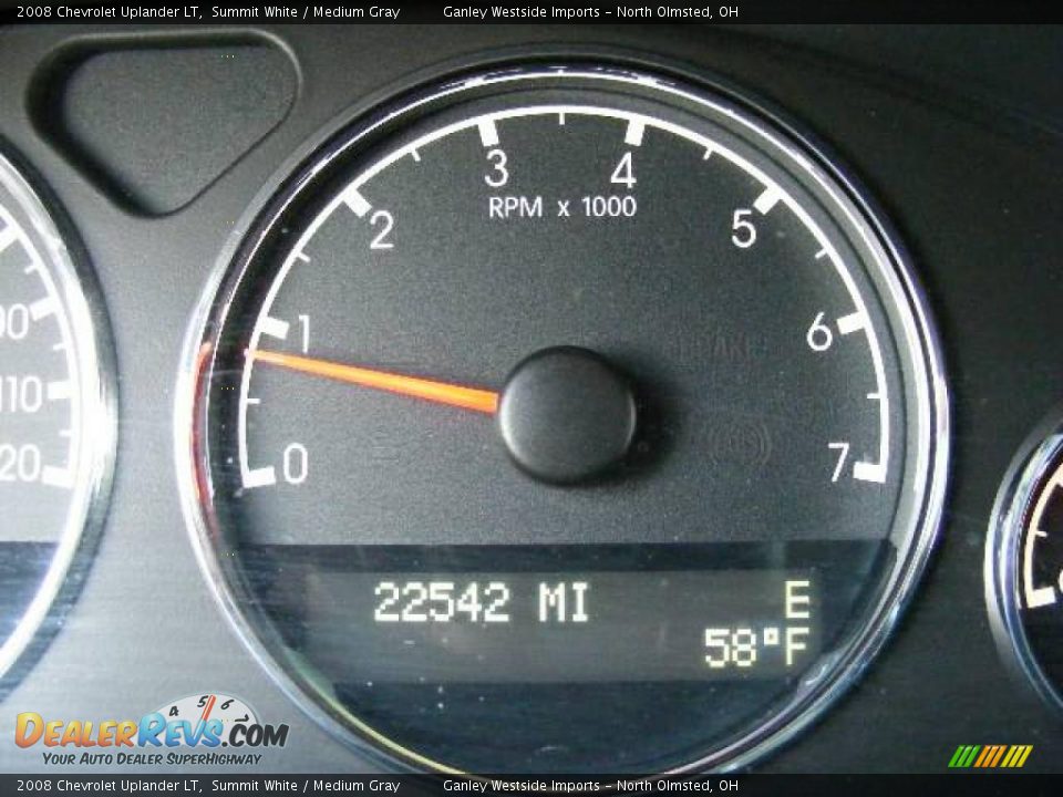 2008 Chevrolet Uplander LT Summit White / Medium Gray Photo #17