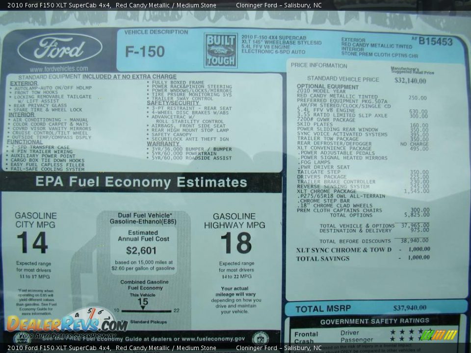 2010 Ford F150 XLT SuperCab 4x4 Red Candy Metallic / Medium Stone Photo #14