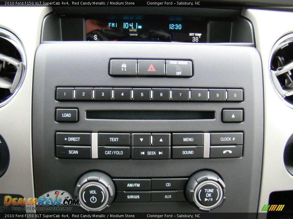 2010 Ford F150 XLT SuperCab 4x4 Red Candy Metallic / Medium Stone Photo #21