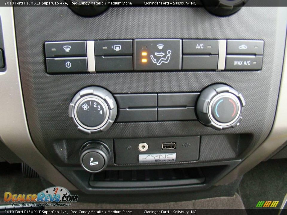 2010 Ford F150 XLT SuperCab 4x4 Red Candy Metallic / Medium Stone Photo #22