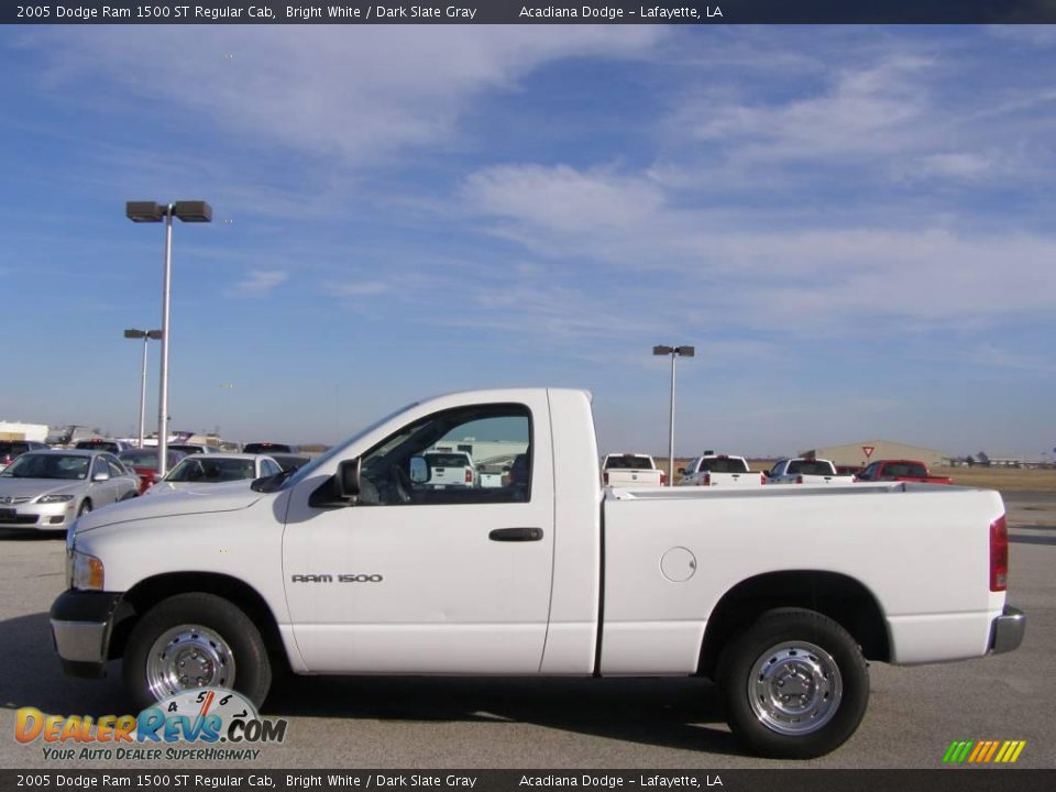 2005 Dodge Ram 1500 ST Regular Cab Bright White / Dark Slate Gray Photo #6