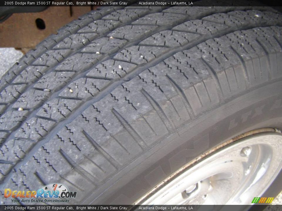 2005 Dodge Ram 1500 ST Regular Cab Bright White / Dark Slate Gray Photo #12