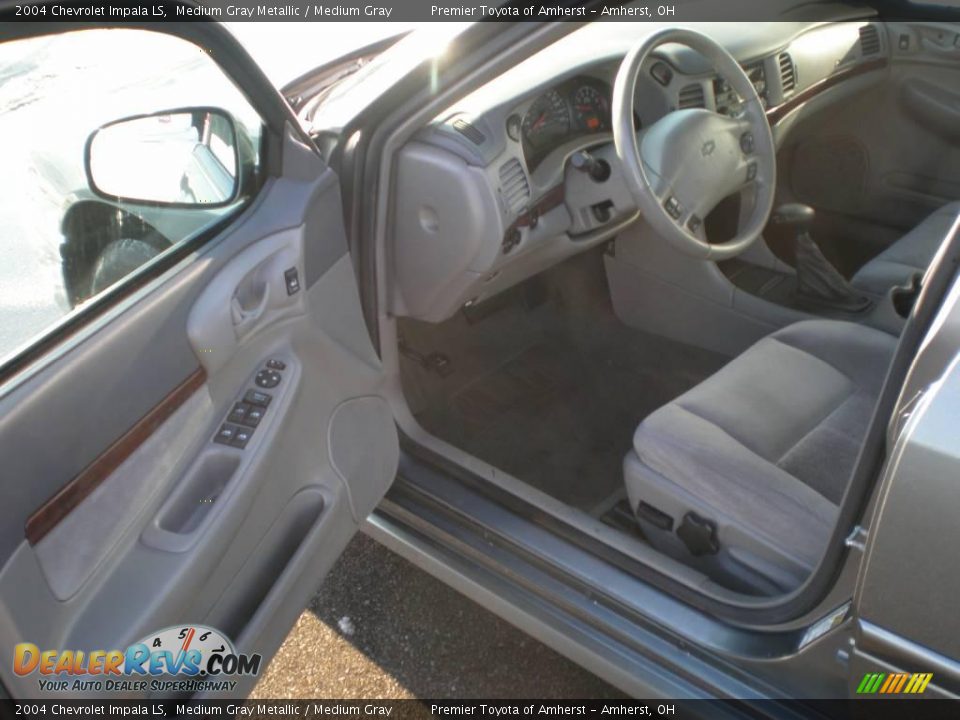 2004 Chevrolet Impala LS Medium Gray Metallic / Medium Gray Photo #7