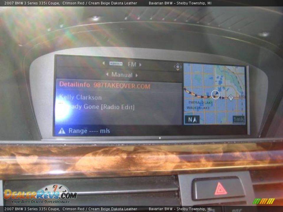 2007 BMW 3 Series 335i Coupe Crimson Red / Cream Beige Dakota Leather Photo #21