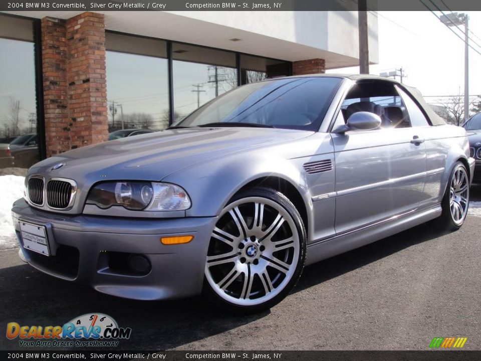 2004 BMW M3 Convertible Silver Grey Metallic / Grey Photo #1