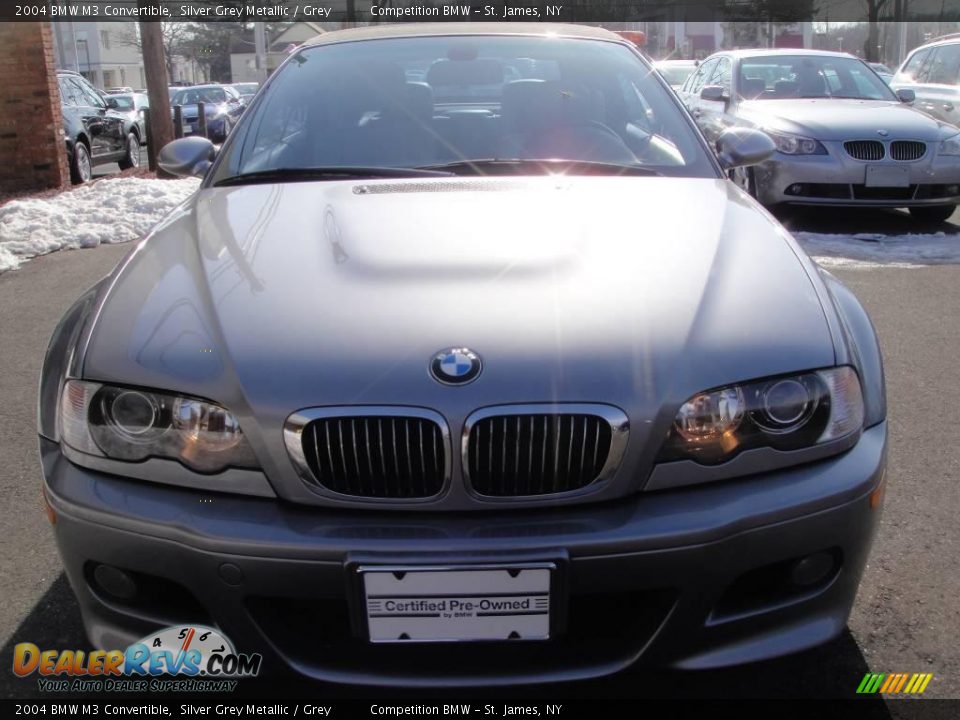 2004 BMW M3 Convertible Silver Grey Metallic / Grey Photo #2