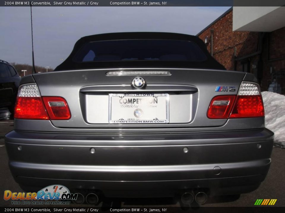 2004 BMW M3 Convertible Silver Grey Metallic / Grey Photo #5