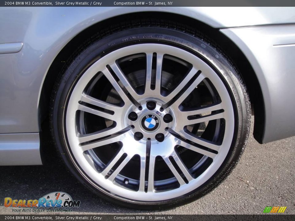 2004 BMW M3 Convertible Silver Grey Metallic / Grey Photo #7