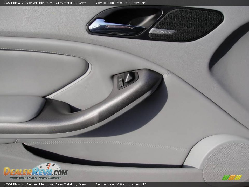 2004 BMW M3 Convertible Silver Grey Metallic / Grey Photo #8