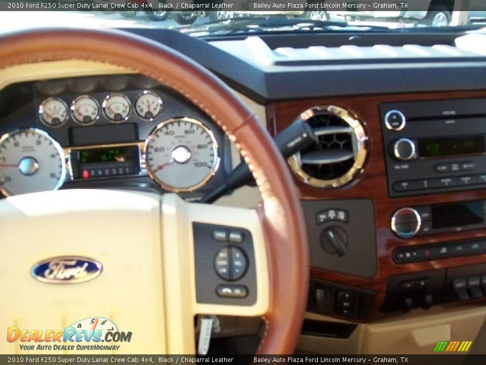 2010 Ford F250 Super Duty Lariat Crew Cab 4x4 Black / Chaparral Leather Photo #3