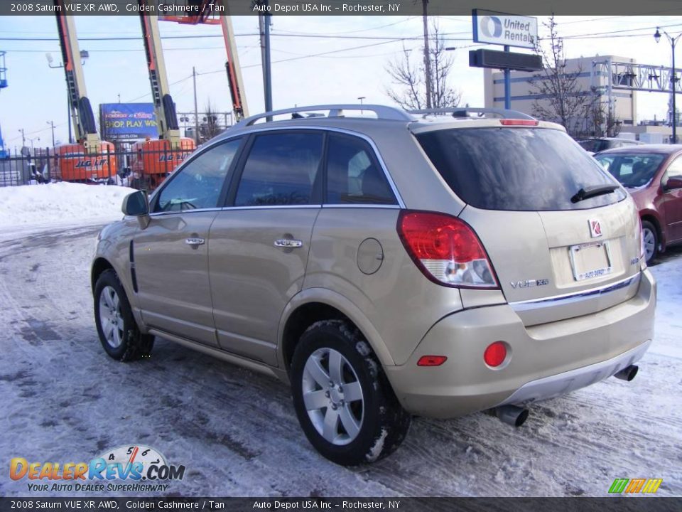 2008 Saturn VUE XR AWD Golden Cashmere / Tan Photo #6