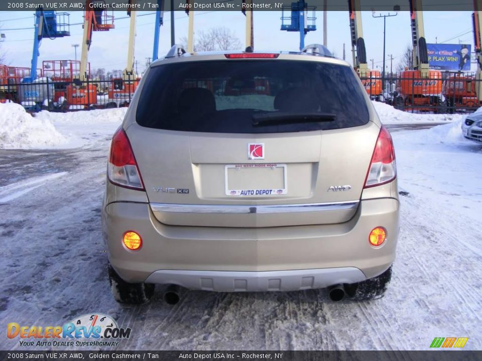 2008 Saturn VUE XR AWD Golden Cashmere / Tan Photo #7