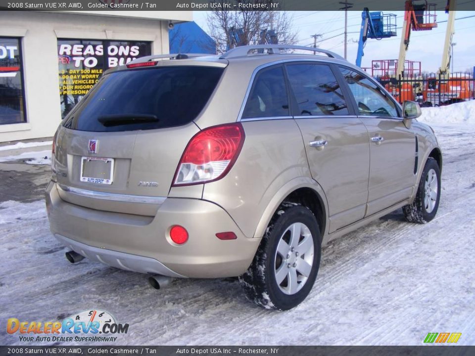 2008 Saturn VUE XR AWD Golden Cashmere / Tan Photo #8