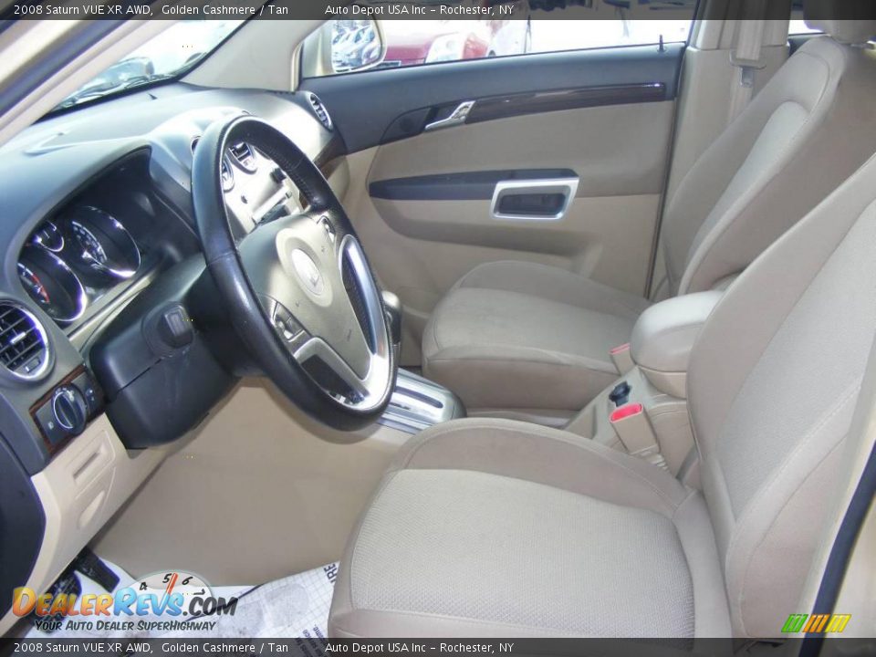 2008 Saturn VUE XR AWD Golden Cashmere / Tan Photo #11