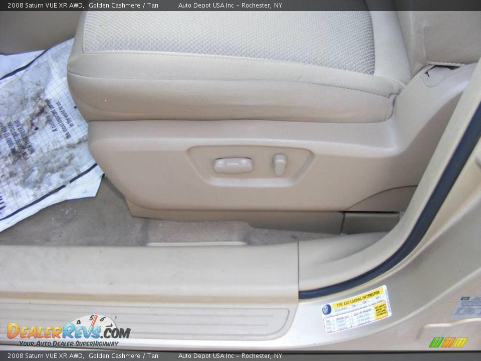 2008 Saturn VUE XR AWD Golden Cashmere / Tan Photo #14