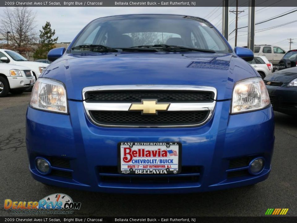 2009 Chevrolet Aveo LT Sedan Bright Blue / Charcoal Photo #2