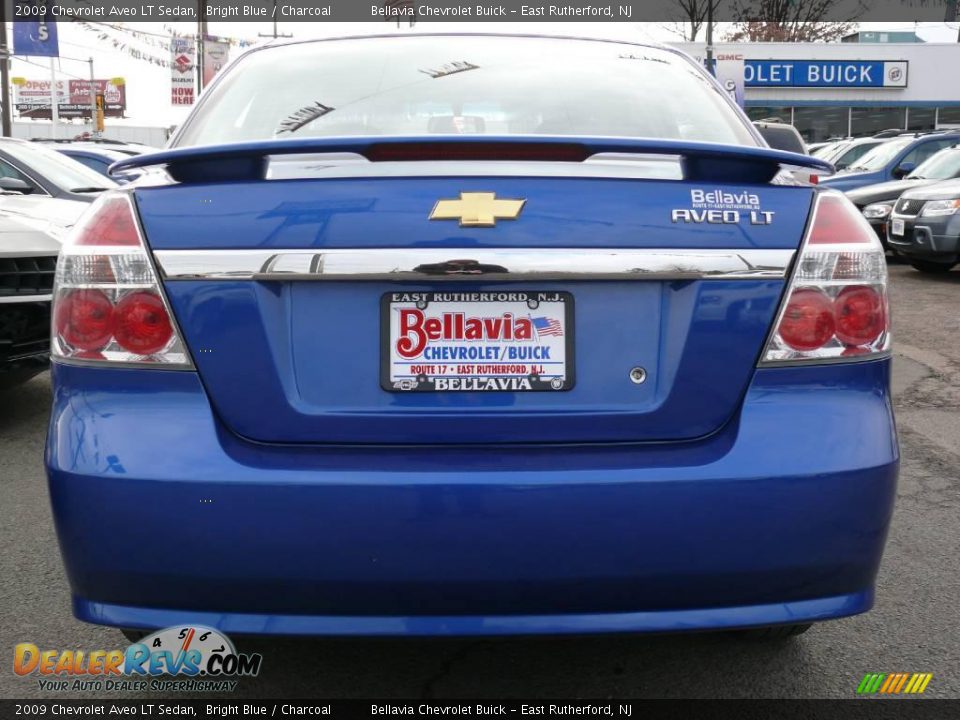 2009 Chevrolet Aveo LT Sedan Bright Blue / Charcoal Photo #5