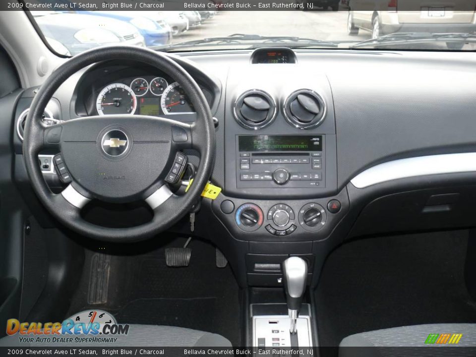 2009 Chevrolet Aveo LT Sedan Bright Blue / Charcoal Photo #9