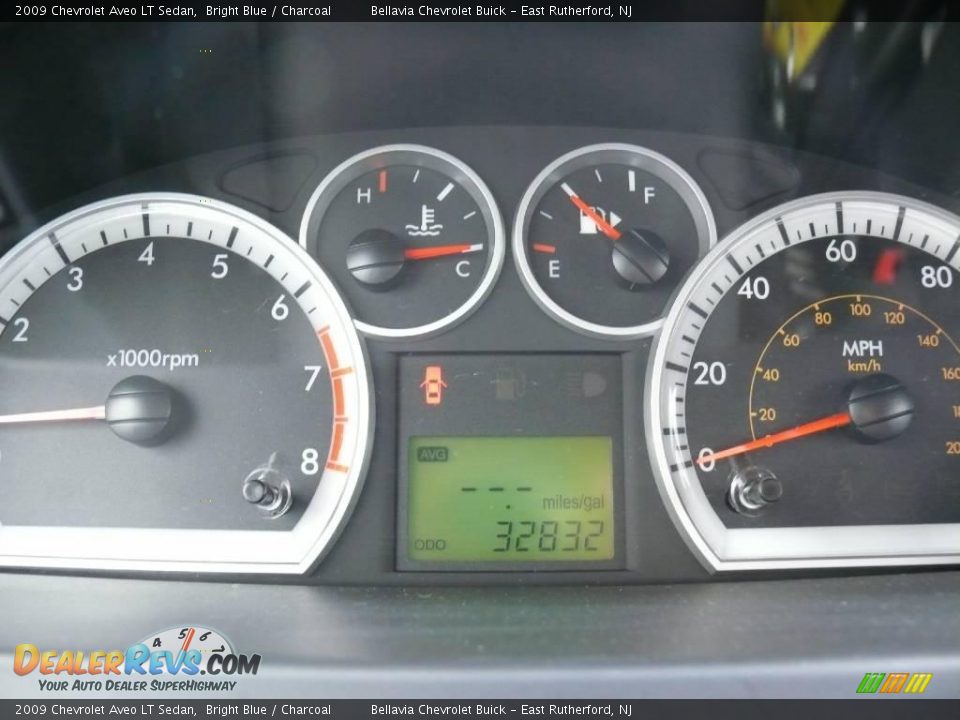 2009 Chevrolet Aveo LT Sedan Bright Blue / Charcoal Photo #11