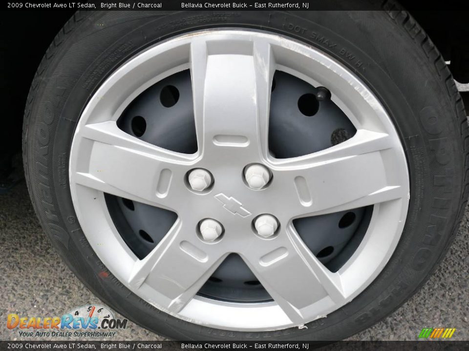 2009 Chevrolet Aveo LT Sedan Bright Blue / Charcoal Photo #14