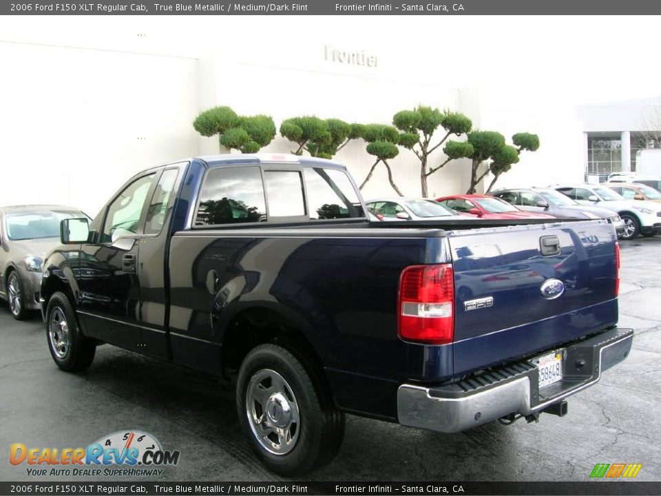 2006 Ford F150 XLT Regular Cab True Blue Metallic / Medium/Dark Flint Photo #3
