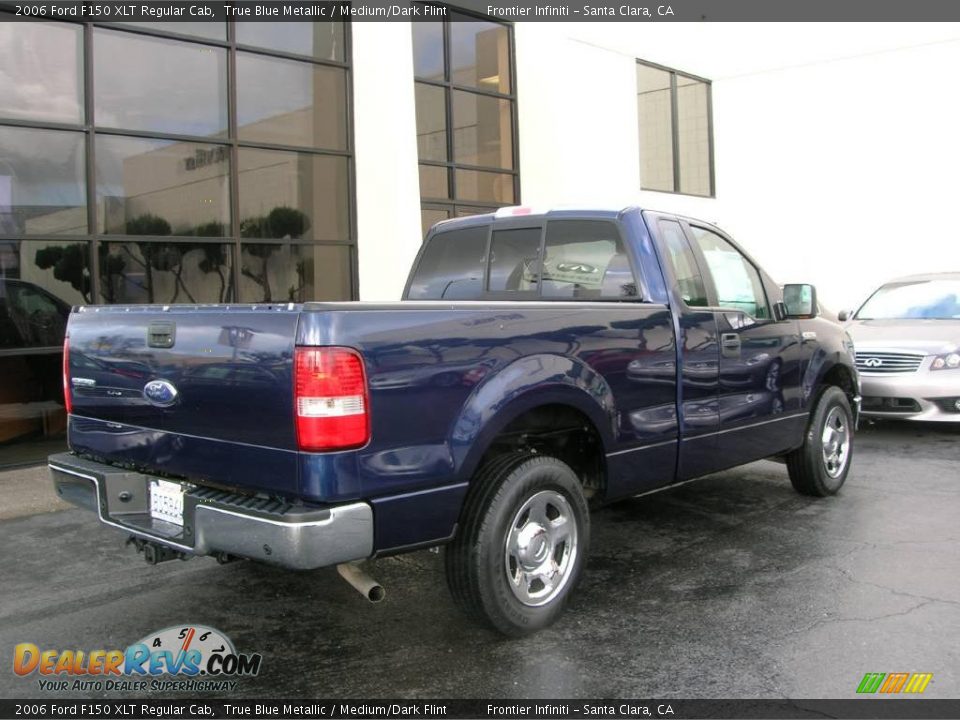 2006 Ford F150 XLT Regular Cab True Blue Metallic / Medium/Dark Flint Photo #7