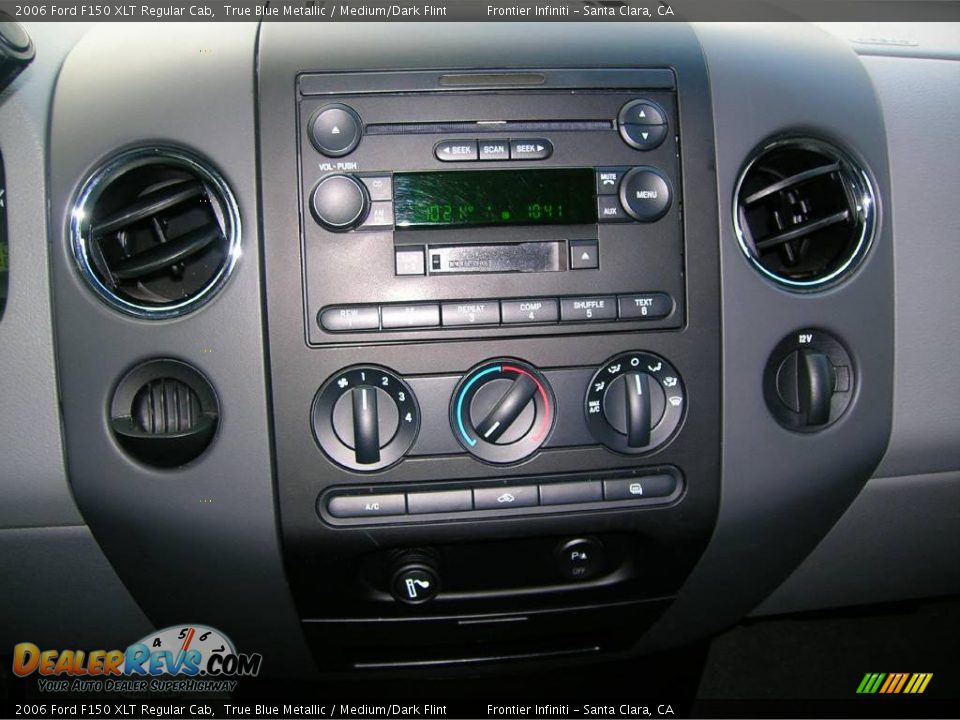 2006 Ford F150 XLT Regular Cab True Blue Metallic / Medium/Dark Flint Photo #14
