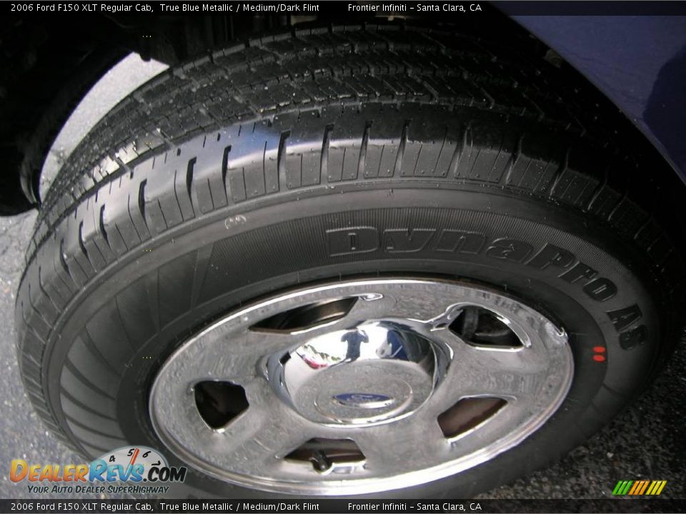 2006 Ford F150 XLT Regular Cab True Blue Metallic / Medium/Dark Flint Photo #17
