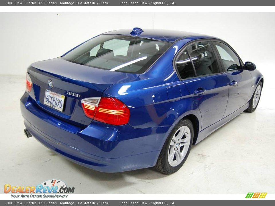 2008 BMW 3 Series 328i Sedan Montego Blue Metallic / Black Photo #6