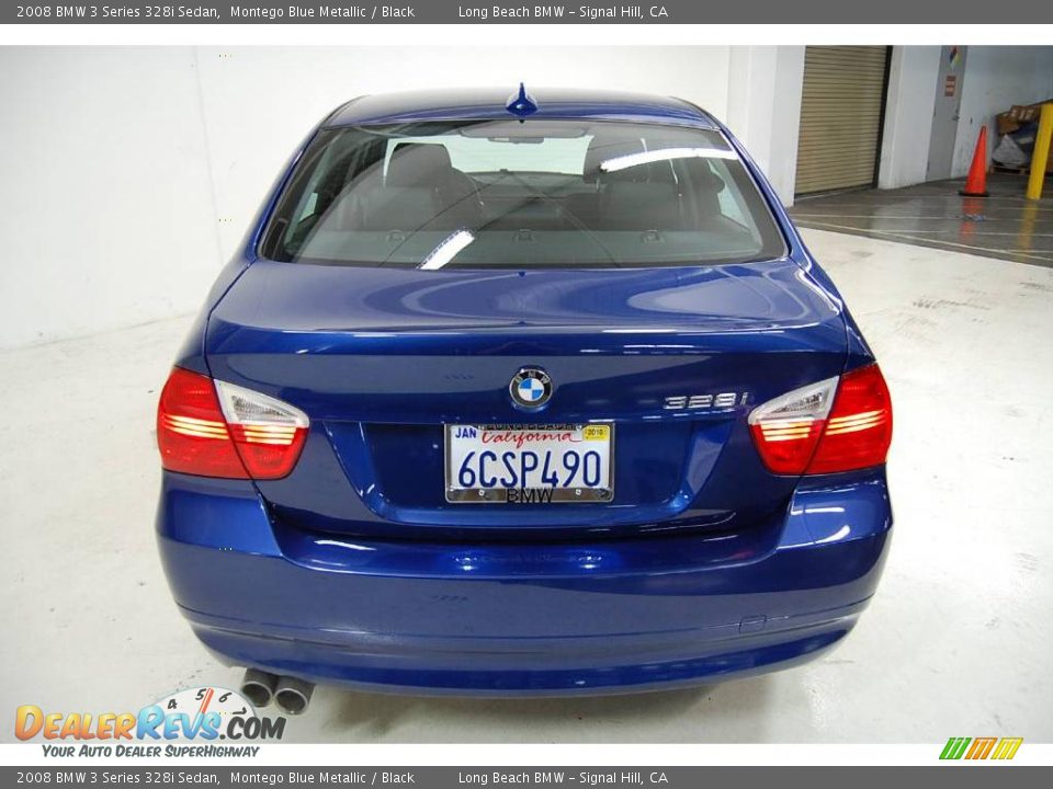 2008 BMW 3 Series 328i Sedan Montego Blue Metallic / Black Photo #7