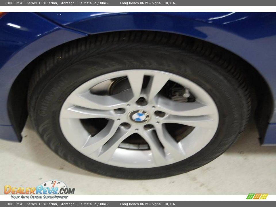 2008 BMW 3 Series 328i Sedan Montego Blue Metallic / Black Photo #14