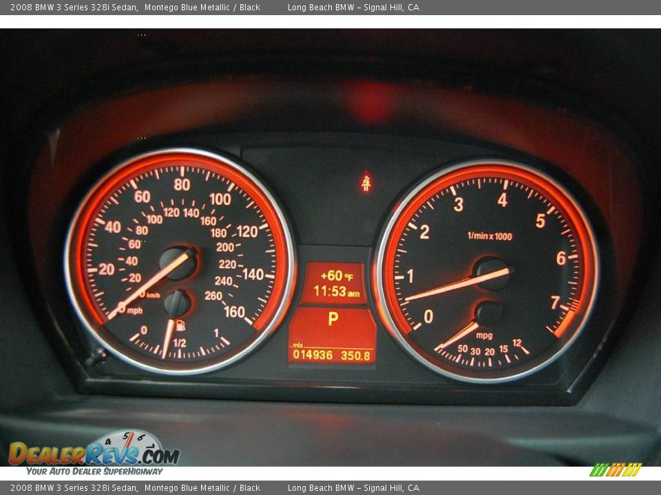 2008 BMW 3 Series 328i Sedan Montego Blue Metallic / Black Photo #31