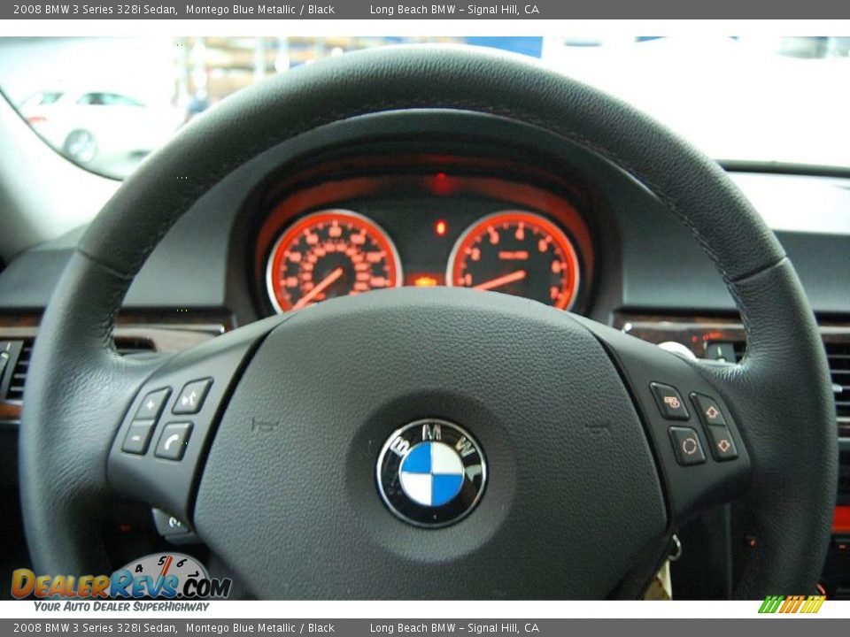 2008 BMW 3 Series 328i Sedan Montego Blue Metallic / Black Photo #32
