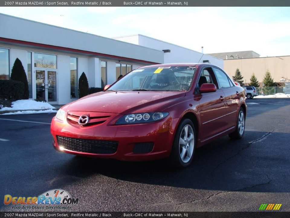 2007 Mazda MAZDA6 i Sport Sedan Redfire Metallic / Black Photo #1