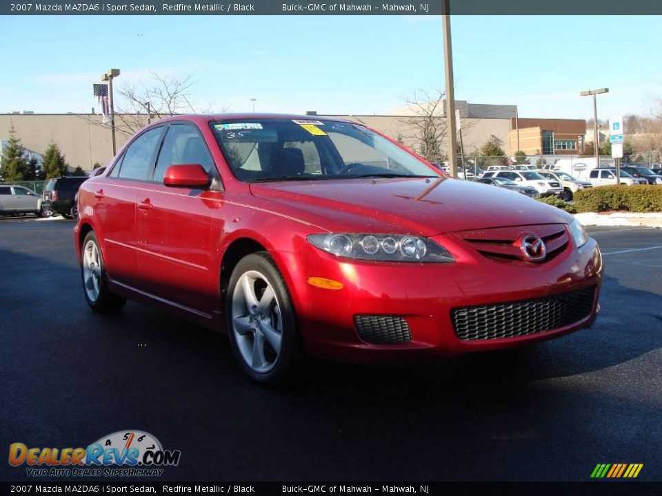 2007 Mazda MAZDA6 i Sport Sedan Redfire Metallic / Black Photo #3