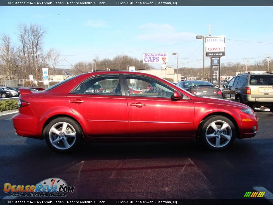 2007 Mazda MAZDA6 i Sport Sedan Redfire Metallic / Black Photo #4