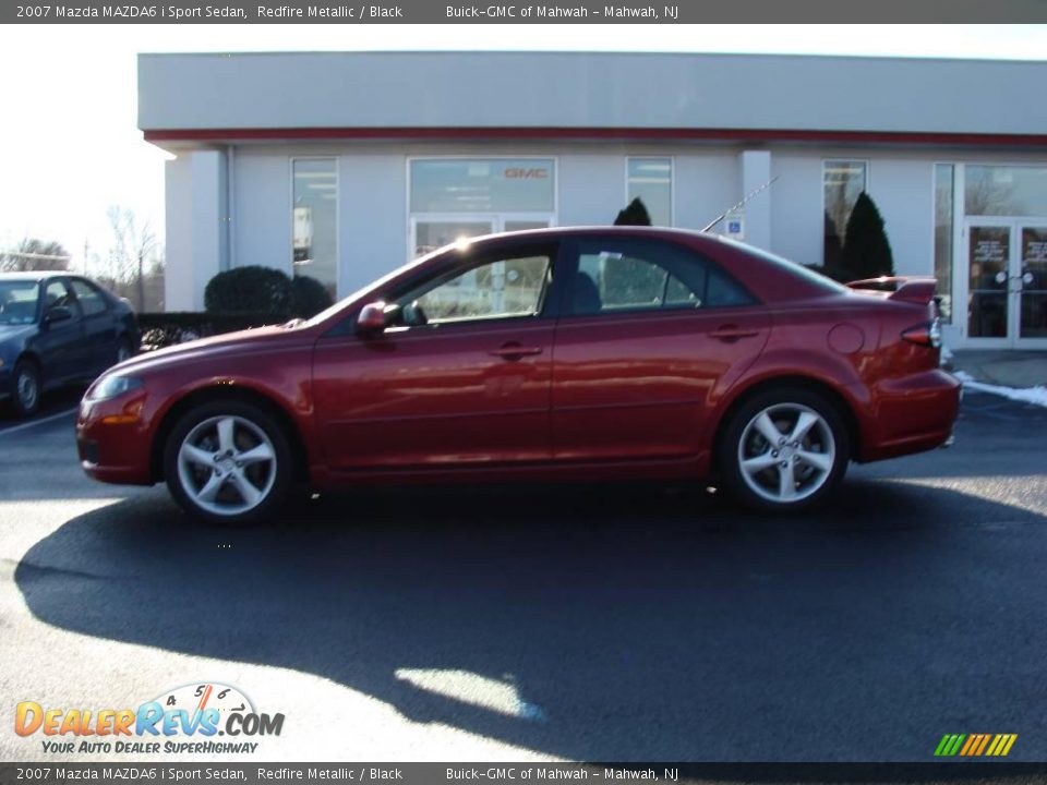 2007 Mazda MAZDA6 i Sport Sedan Redfire Metallic / Black Photo #8