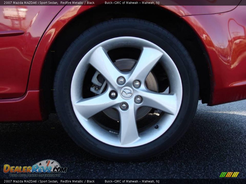 2007 Mazda MAZDA6 i Sport Sedan Redfire Metallic / Black Photo #9