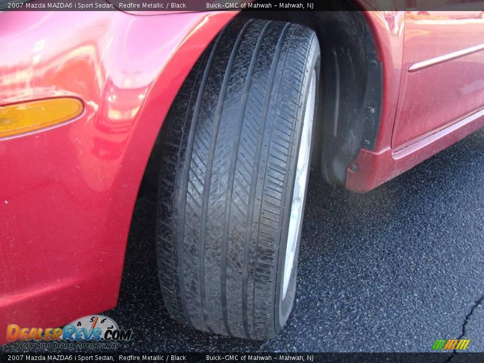 2007 Mazda MAZDA6 i Sport Sedan Redfire Metallic / Black Photo #10