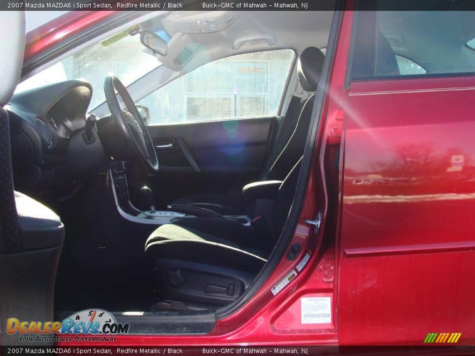2007 Mazda MAZDA6 i Sport Sedan Redfire Metallic / Black Photo #11