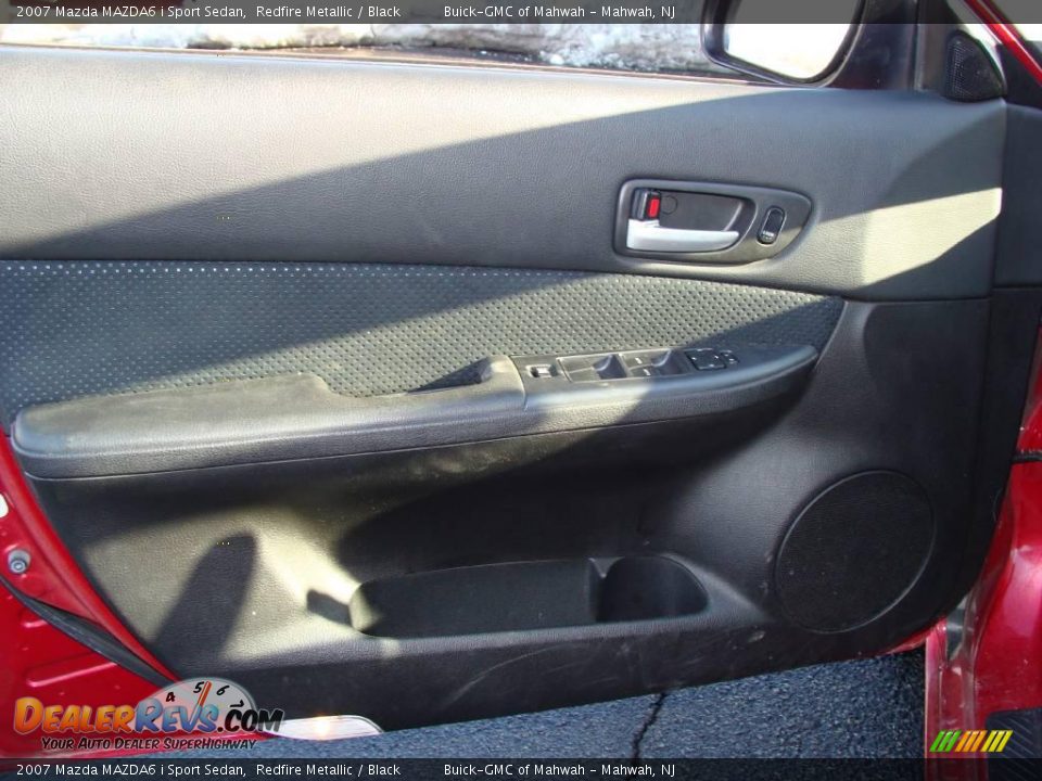 2007 Mazda MAZDA6 i Sport Sedan Redfire Metallic / Black Photo #12