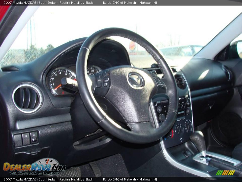 2007 Mazda MAZDA6 i Sport Sedan Redfire Metallic / Black Photo #14