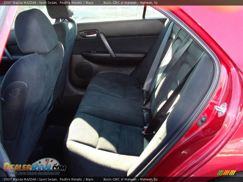 2007 Mazda MAZDA6 i Sport Sedan Redfire Metallic / Black Photo #17