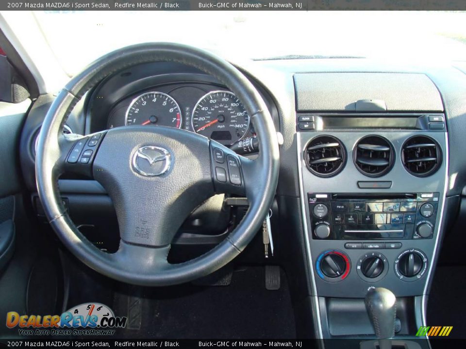 2007 Mazda MAZDA6 i Sport Sedan Redfire Metallic / Black Photo #18