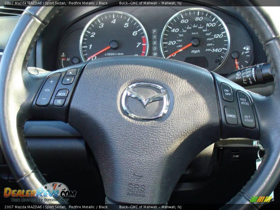 2007 Mazda MAZDA6 i Sport Sedan Redfire Metallic / Black Photo #21