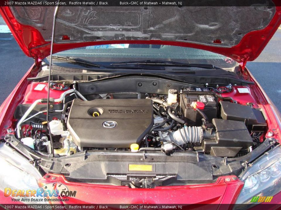 2007 Mazda MAZDA6 i Sport Sedan Redfire Metallic / Black Photo #22
