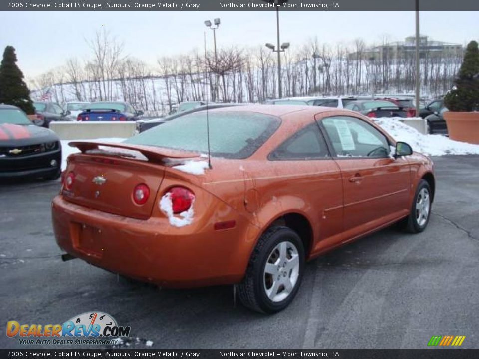 2006 Chevrolet Cobalt LS Coupe Sunburst Orange Metallic / Gray Photo #3