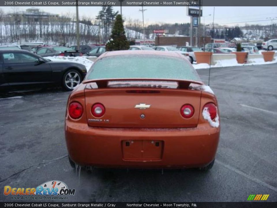 2006 Chevrolet Cobalt LS Coupe Sunburst Orange Metallic / Gray Photo #4