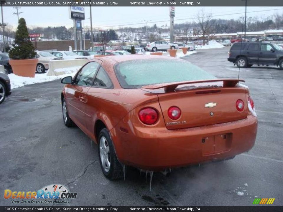 2006 Chevrolet Cobalt LS Coupe Sunburst Orange Metallic / Gray Photo #5
